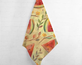 Summer Watermelon Bandana Scarf