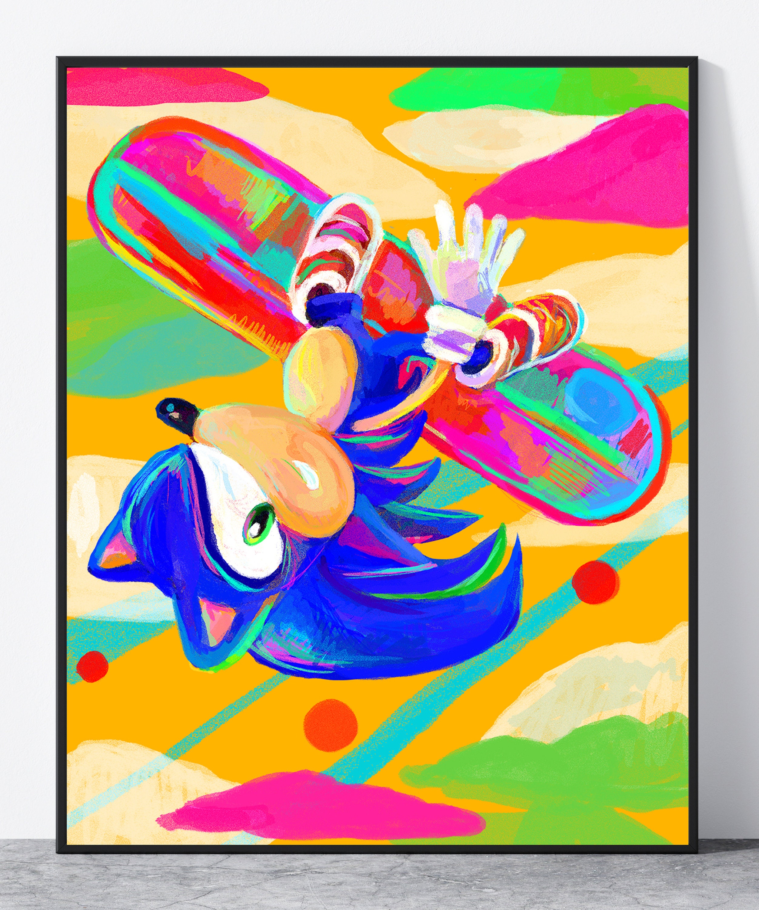 Hd] poster sonic-the hedgehog 50x70 poster de alta resolução cartazes para  casa ano novo presente imagem de vídeo game japão jet aliens velocidade -  AliExpress