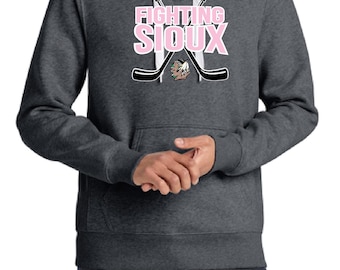 Fighting Sioux Hockey Sport Lace Pink - "Officially License"