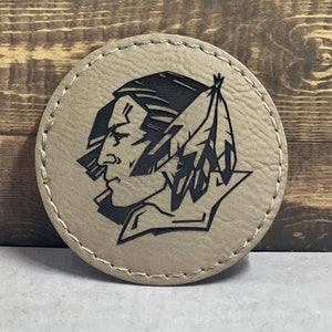 Lot Of 2 University Of North Dakota Fighting Sioux Embroidered Iron-On Patches