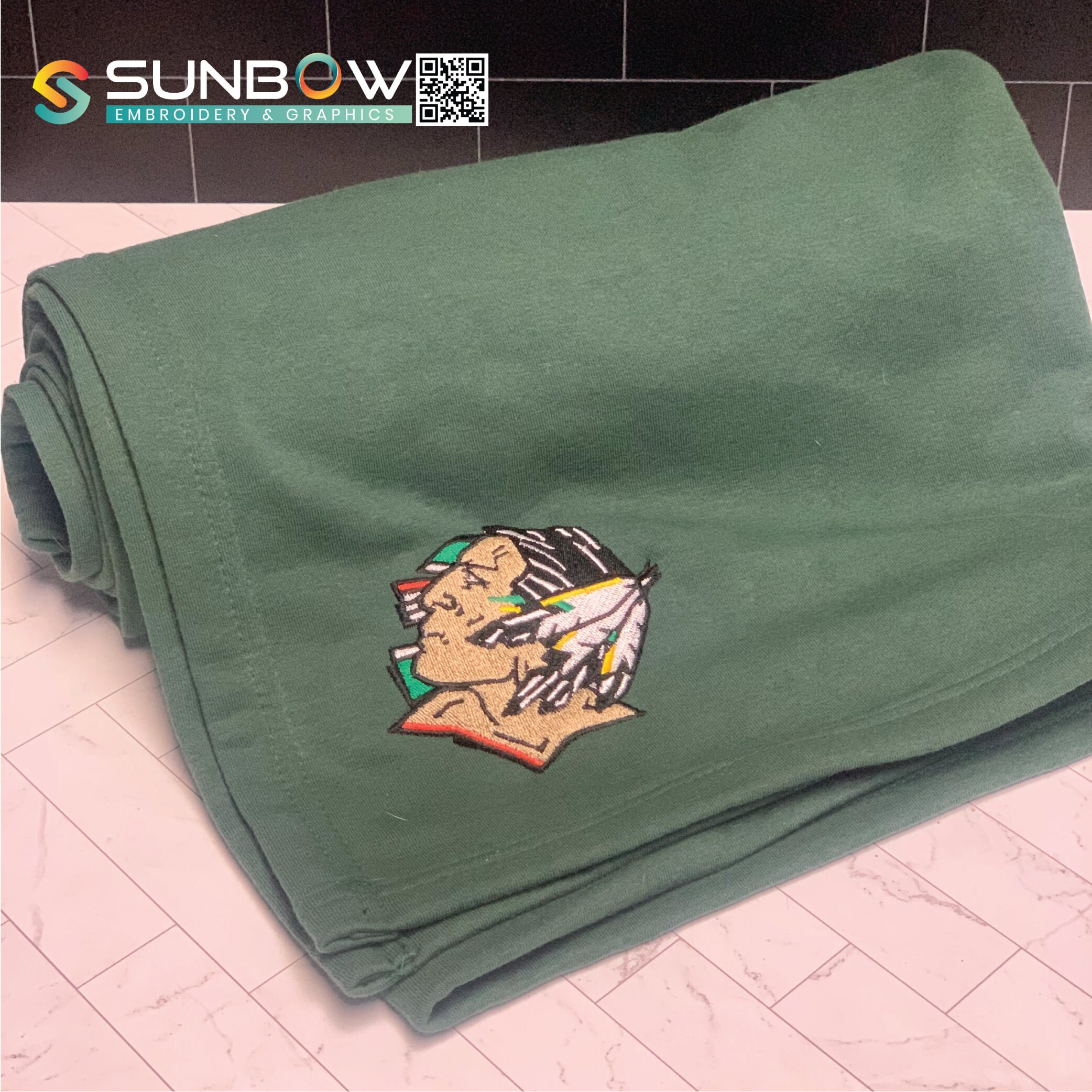 Fighting Sioux Sweatshirt Blanket Throw officially Licensed Etsy