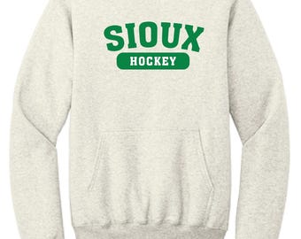 Sioux Hockey Crewneck Pocket - "Officially License" FREE Shipping