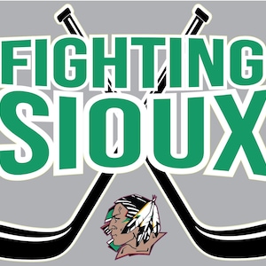 DECAL - North Dakota Hockey - &quot;Officially Licensed&quot;
