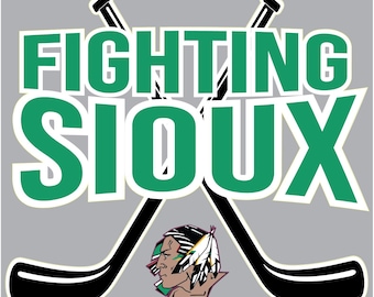 DECAL - North Dakota Hockey - "Officially Licensed"