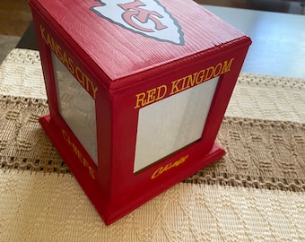 Kansas City Chiefs Rotating Photo Cube: Fan Gift, 3x3 Photos