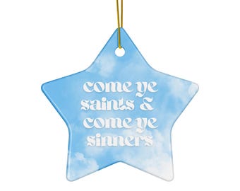 Holiday Ornament | Come Ye Saints & Come Ye Sinners | Secret Lives of Mormon Wives Inspired | Momtok