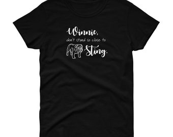 Only Murders in the Building Inspired Short-Sleeve Women's T-Shirt | Winnie, Don't Stand So Close to Sting