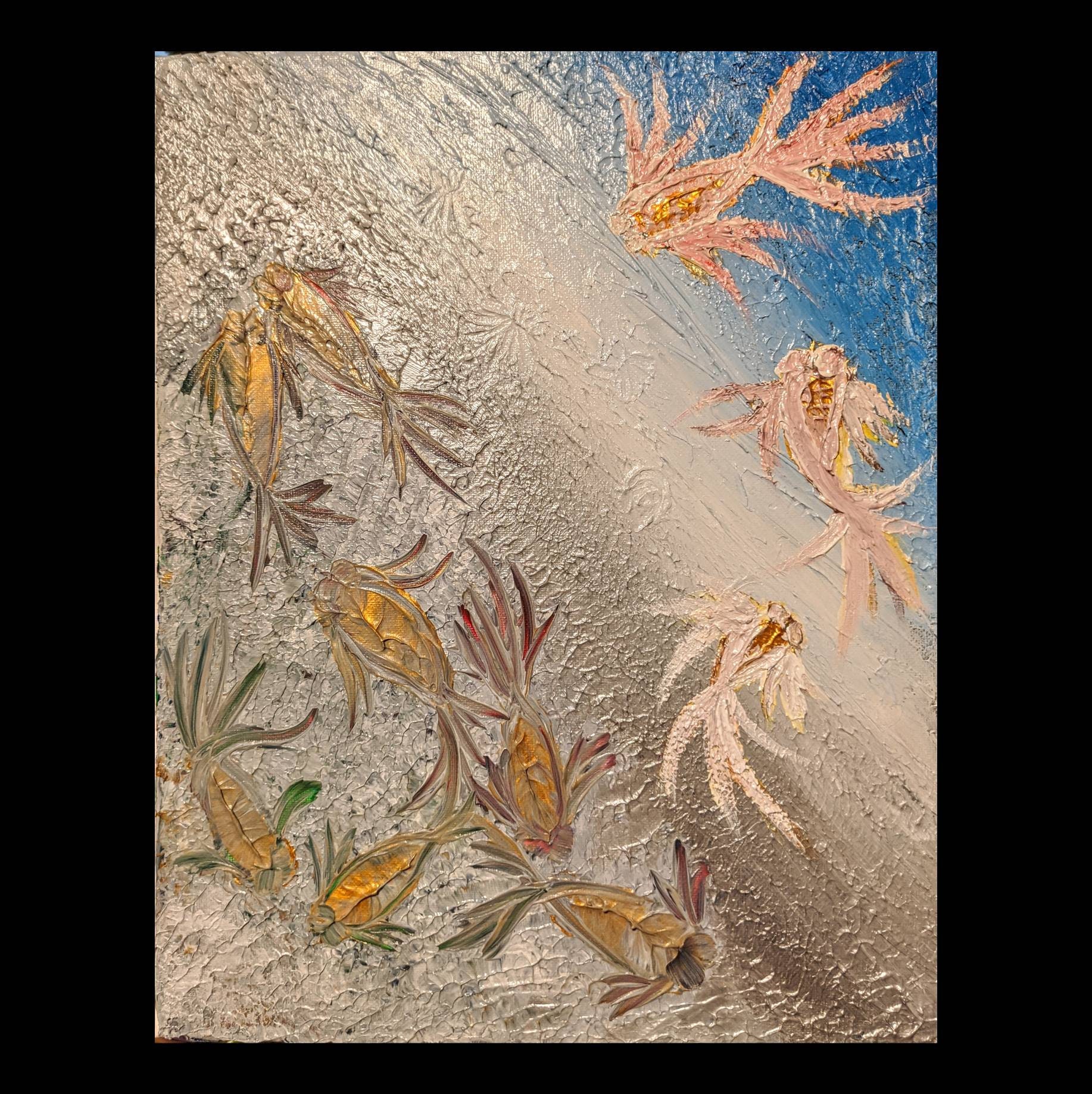 Glow in the dark painting Original Painting | Etsy