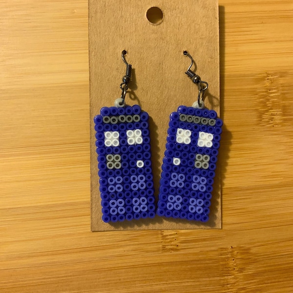 Tardis Earrings