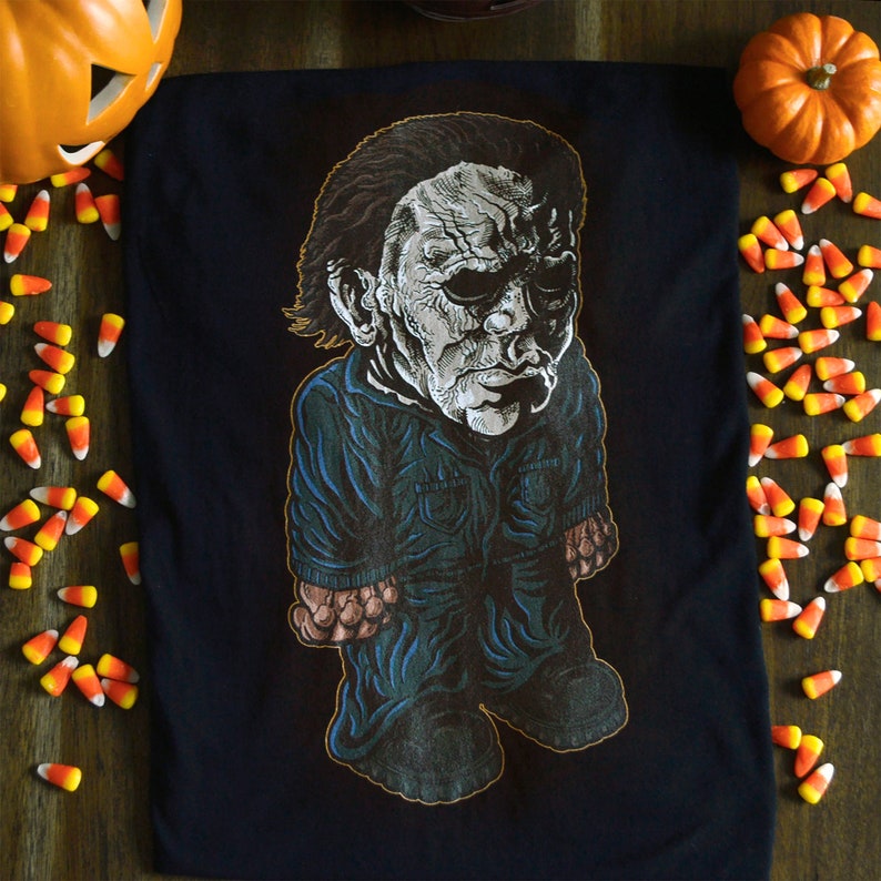Mini Michael Myers Halloween T-Shirt by Zach Castedo