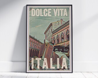 Vespa poster | Etsy Nederland