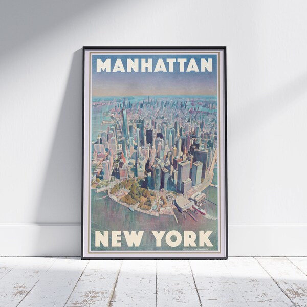 Manhattan Poster Etsy