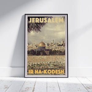 Jerusalem Holy City Poster - Limited Art Print by Alecse 300ex