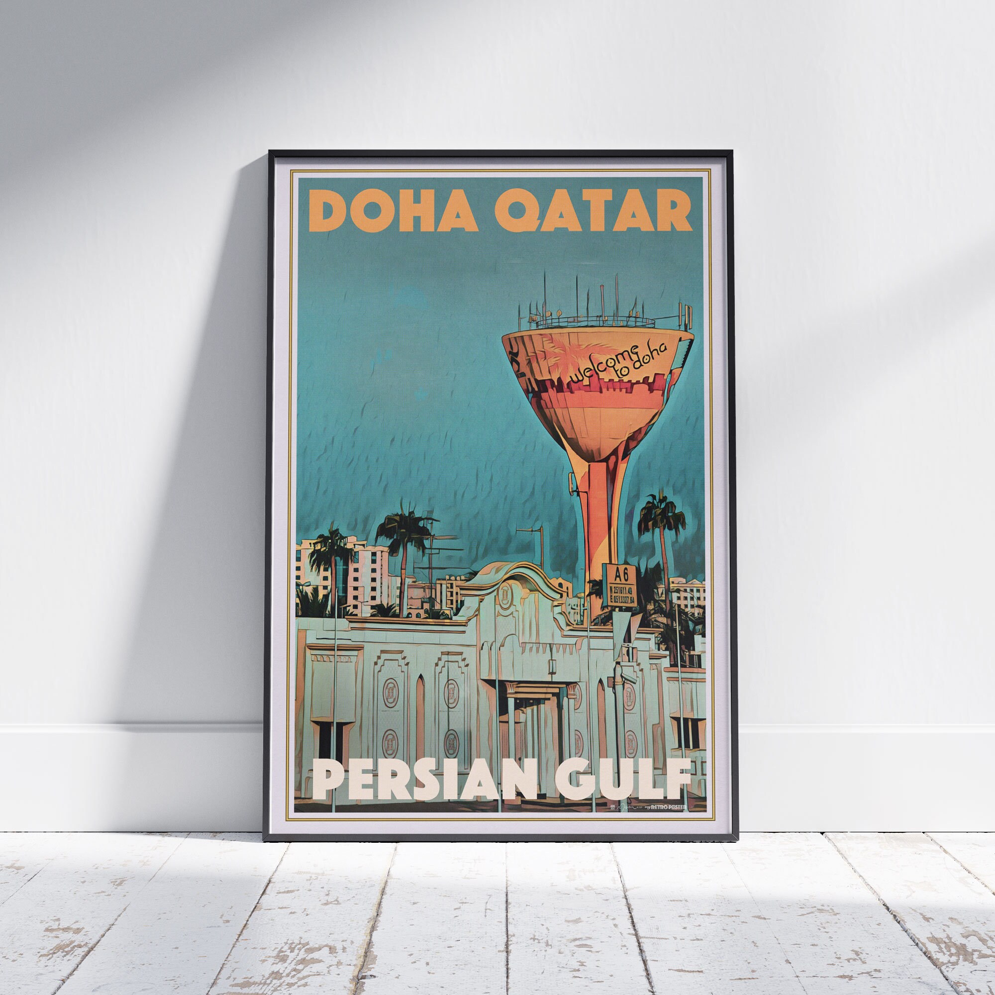 Etsy Poster Doha - Qatar of