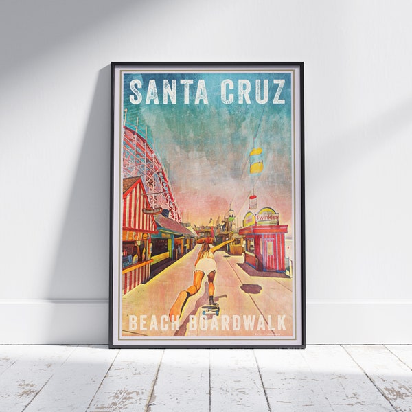 Santa Cruz Print Etsy