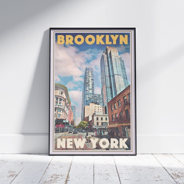 Brooklyn Poster Etsy