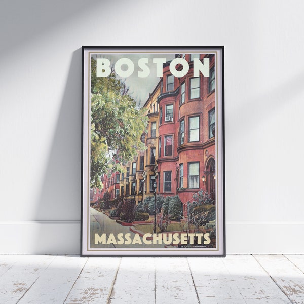 Boston Posters Etsy