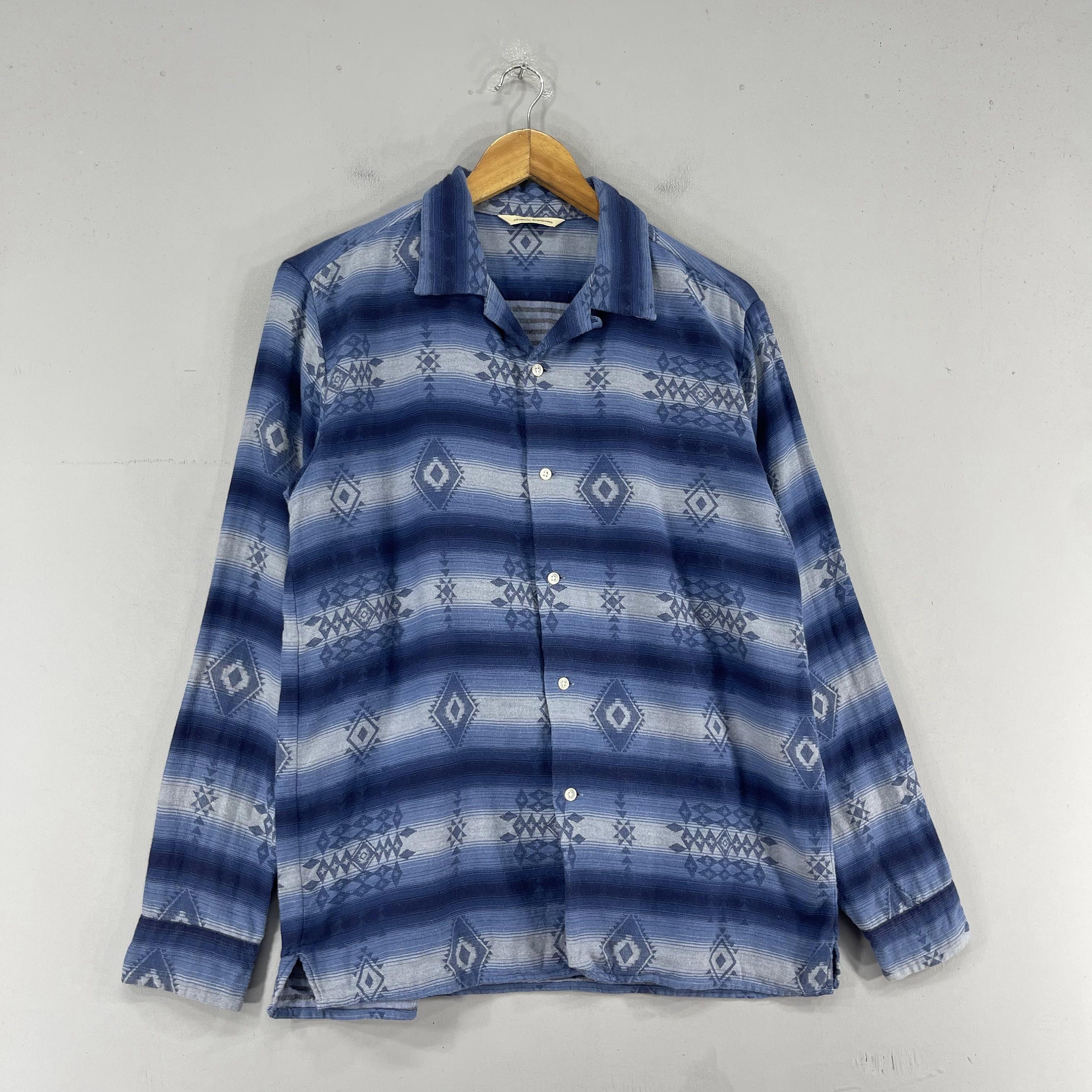 Vintage 1990s JOURNAL STANDARD Aztec Navajo Flannel Shirt Vintage 1990s JOURNAL STANDARD Aztec Navajo Flannel Shirt
