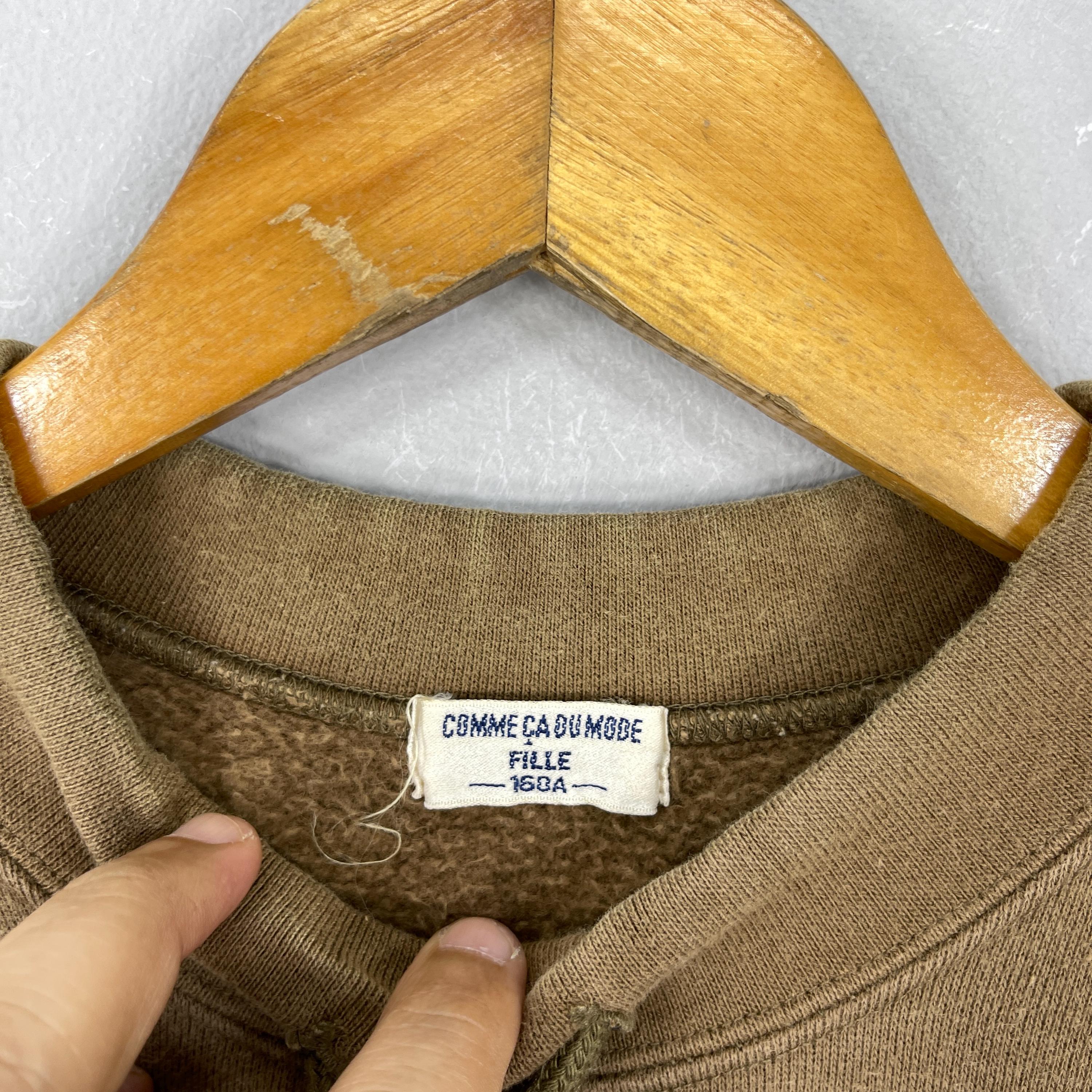 Vintage 90's Comme Ca Du Mode Crewneck Sweatshirt Medium Japanese