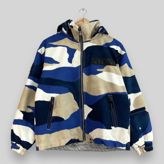 Blue and white camo jacket hotsell