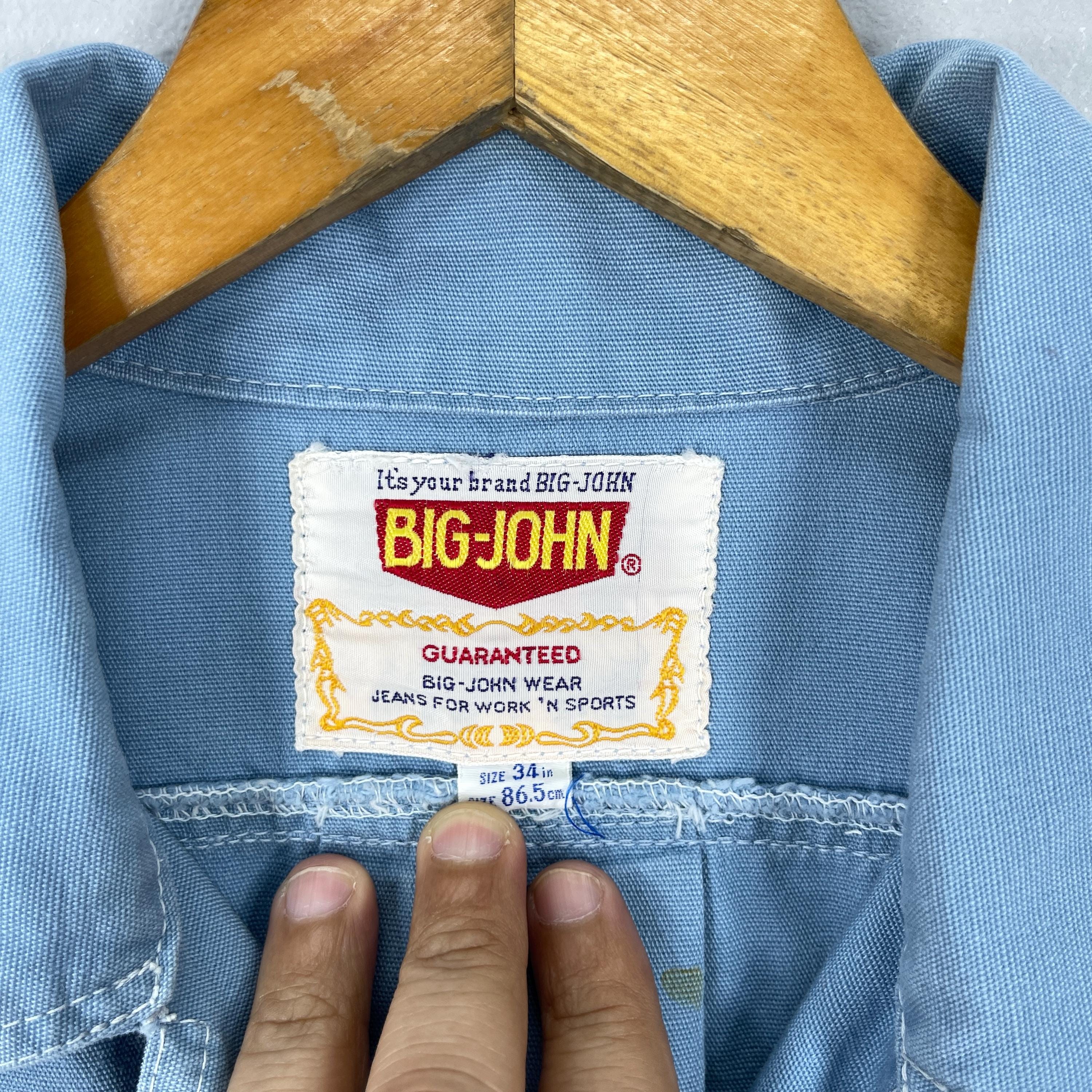 1990年代ヴィンテージ BIG JOHN デニム ワーカーズ ジャケット XS Big 