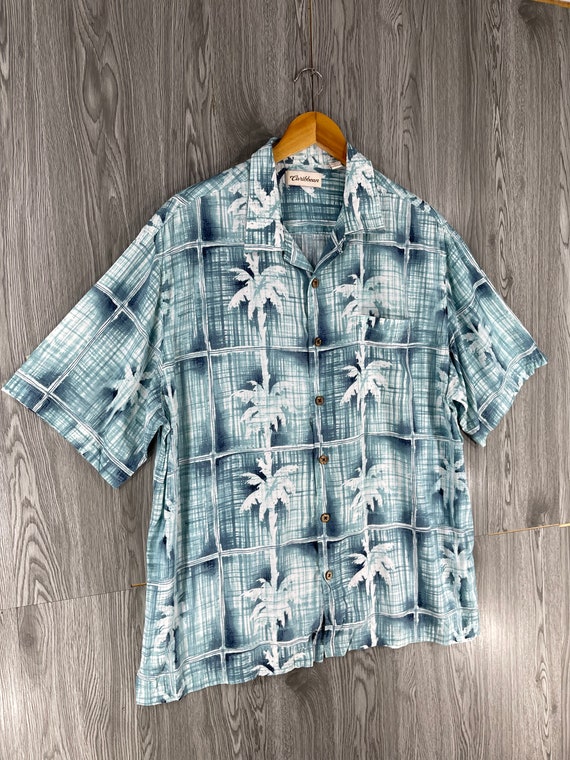 CARRIBEAN Hawaii Rayon Shirt Large Vintage 1990s … - image 3
