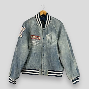 Kurtka skórzana typu bomber firmy TED COMPANY z lat 90., rozmiar 42, rozmiar 42, rozmiar 42