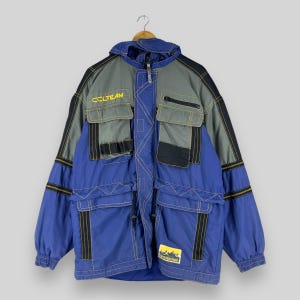 Vintage 90&#39;s CCL Team Utility Winter Ski Jacket Large Ccl Team Snow Scape Snowboarding Cold Weather Multicolor Heavy Warmer Jacket Size L