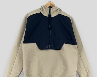 REEBOK Anorak Jacket Small Vintage Y2K Reebok Sportswear Big Logo Colorblock Jacket Reebok Light Half Zipper Jacket Pullover Size S