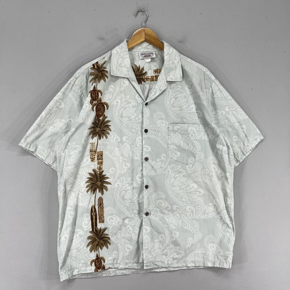 Vintage 90's COCONUT TREE Hawaii Shirt Xlarge Haw… - image 4