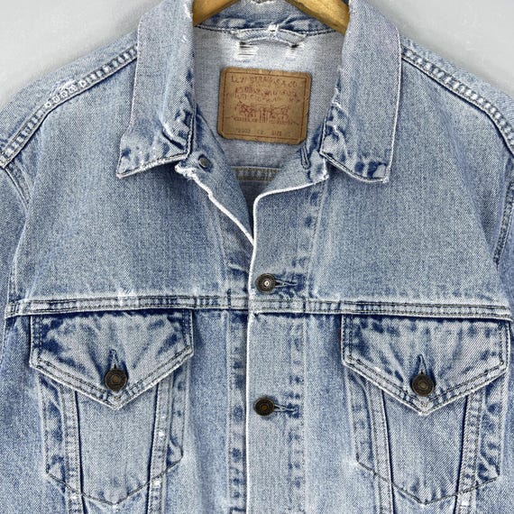 LEVIS 70503 Type-3 Jacket Large Vintage 1990s Levis Strauss Light