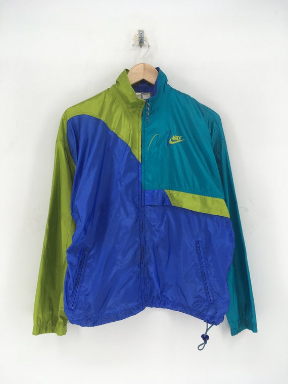 multicolor windbreaker nike