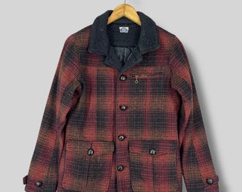 Vintage 90's OSHKOSH Heavy Wool Jacket Medium Oshkosh Warmer Coat