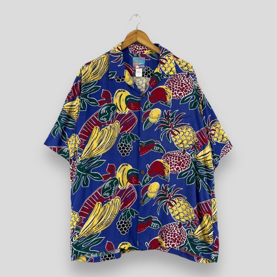 JOE KEALOHA Rayon Hawaii Shirt Large Vintage 90's… - image 1