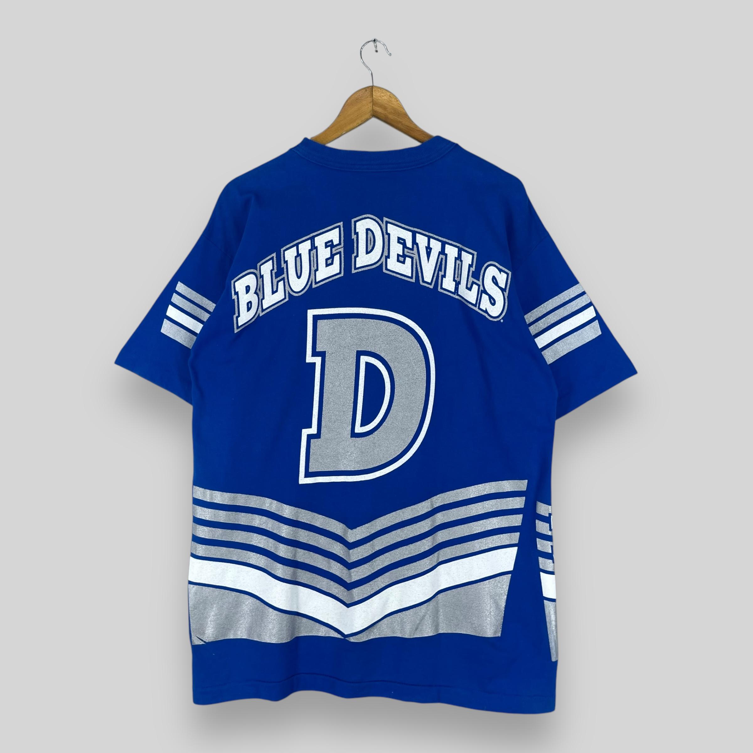 Vintage DUKE Blue Devils Tshirt Medium 1990s Saleem Sportswear
