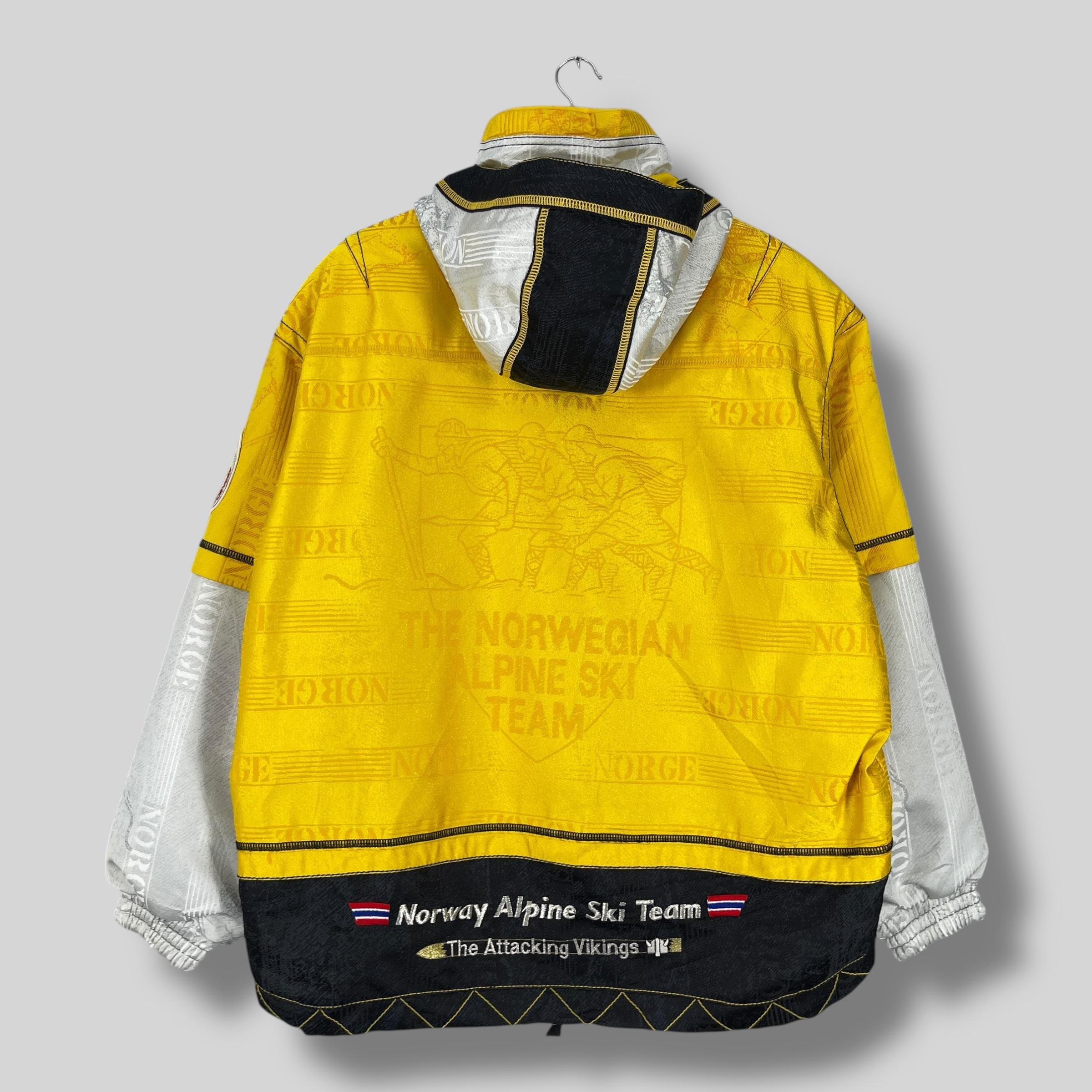 Vintage PHENIX Norway Alpine Ski Team Anorak Jacket Medium 1990s