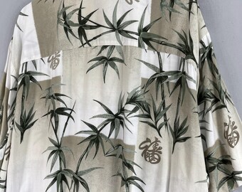 Vintage Y2K PURITAN Hawaii Shirt Oversized Abstract Hawaiian