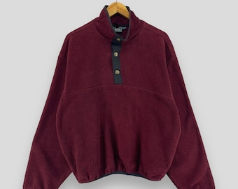 Kurtka polarowa Vintage WOOLRICH, średnia, z lat 90. Woolrich Made In USA, zimowa kurtka na zimną pogodę, kurtka Woolrich Mulberry, rozmiar guzików M