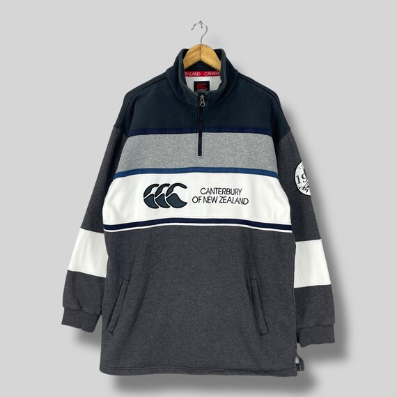 Vintage CANTERBURY New Zealand Rugby Half Zipper Sweater Xlarge Vintage CANTERBURY New Zealand Rugby Half Zipper Sweater Xlarge