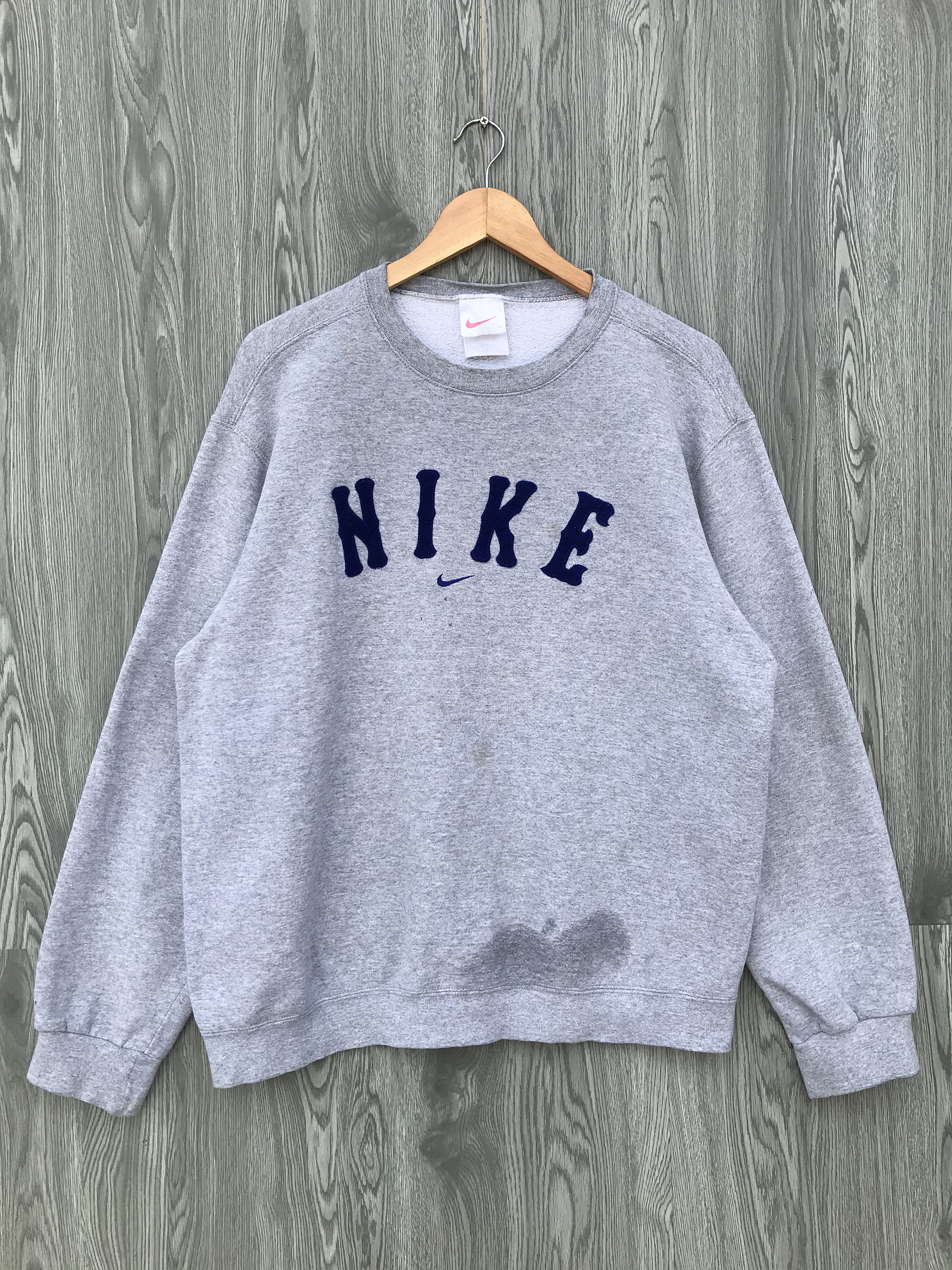 Vintage nike spellout sweatshirt off white Clearance