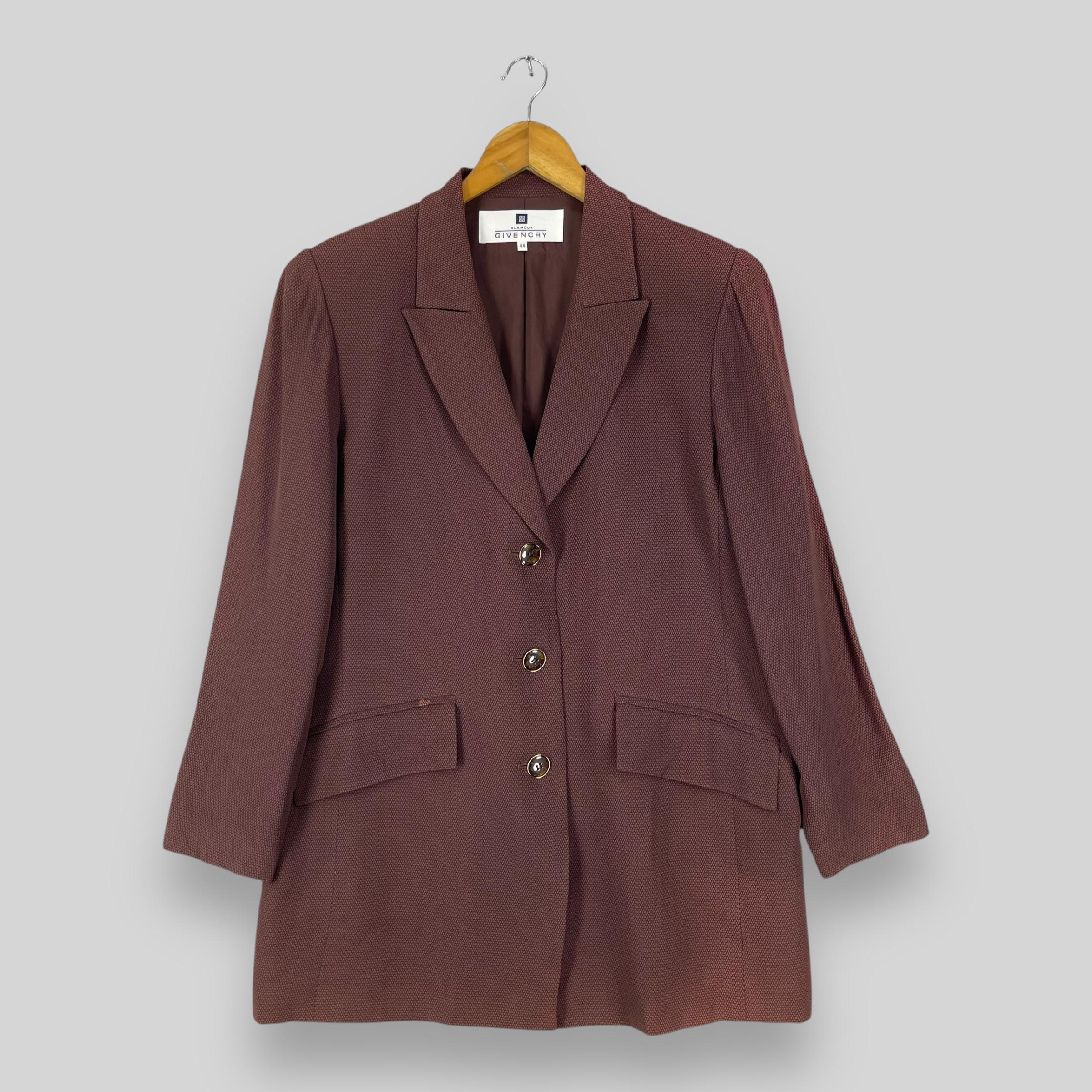 givenchy glamour vintage ピーコート　チェック　◎47 givenchy glamour vintage ピーコート チェック ◎47 レディース