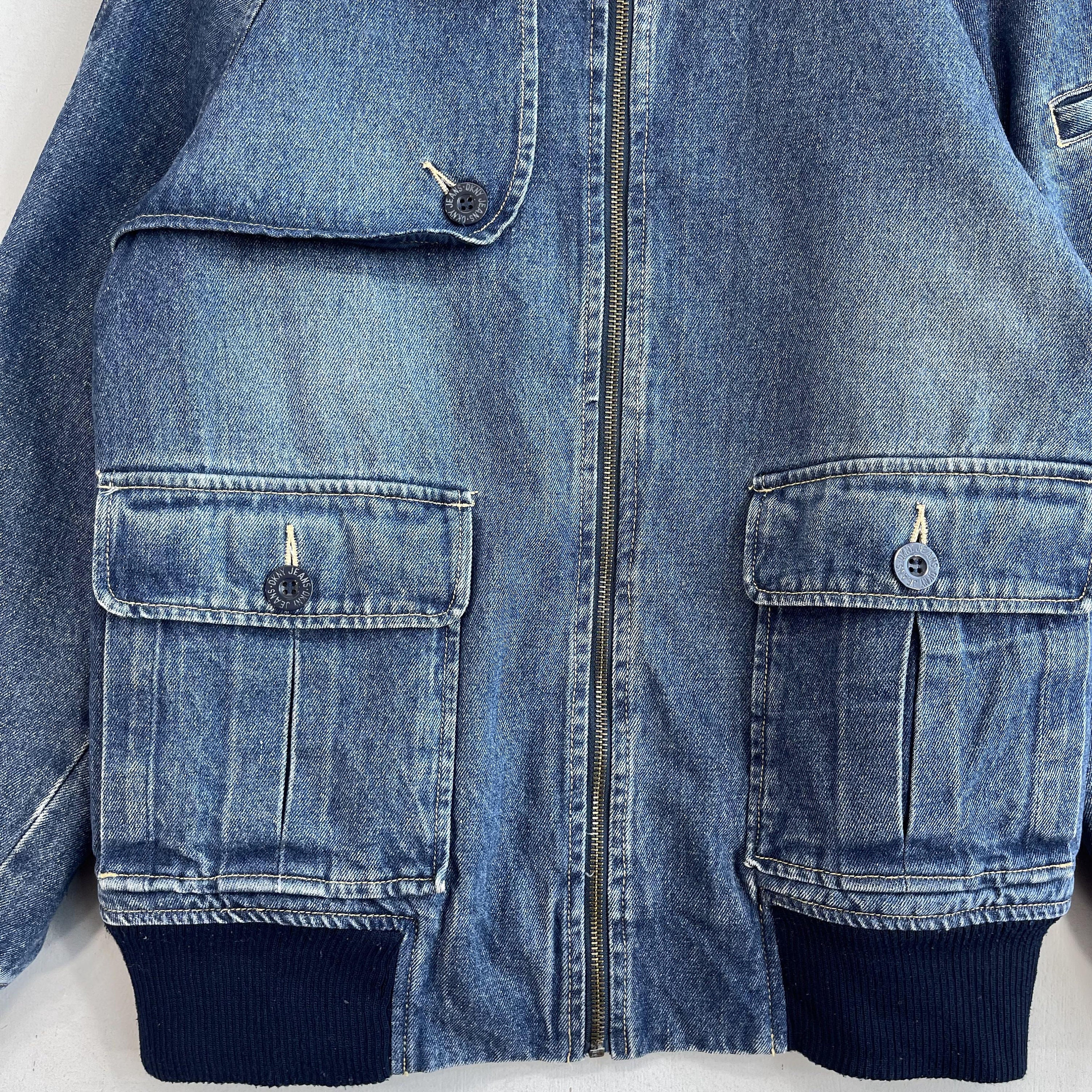 DKNY Denim Jeans Jacket Medium Vintage 1990s Donna Karan New
