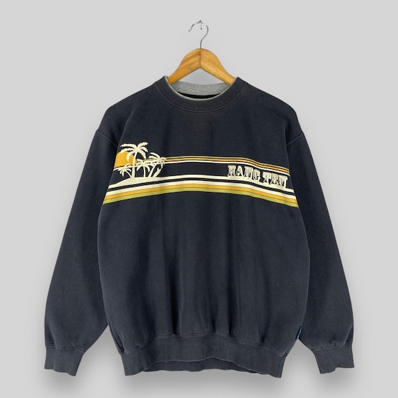 Sudadera de cuello redondo vintage HANG TEN de los años 90, talla