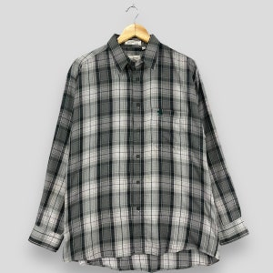 Vintage 90's ARNOLD PALMER Checkered Shirt Xlarge Plaid Checkered Shadow Indie Boho Grunge Oversized Boyfriend Shirt Button Up Size XL