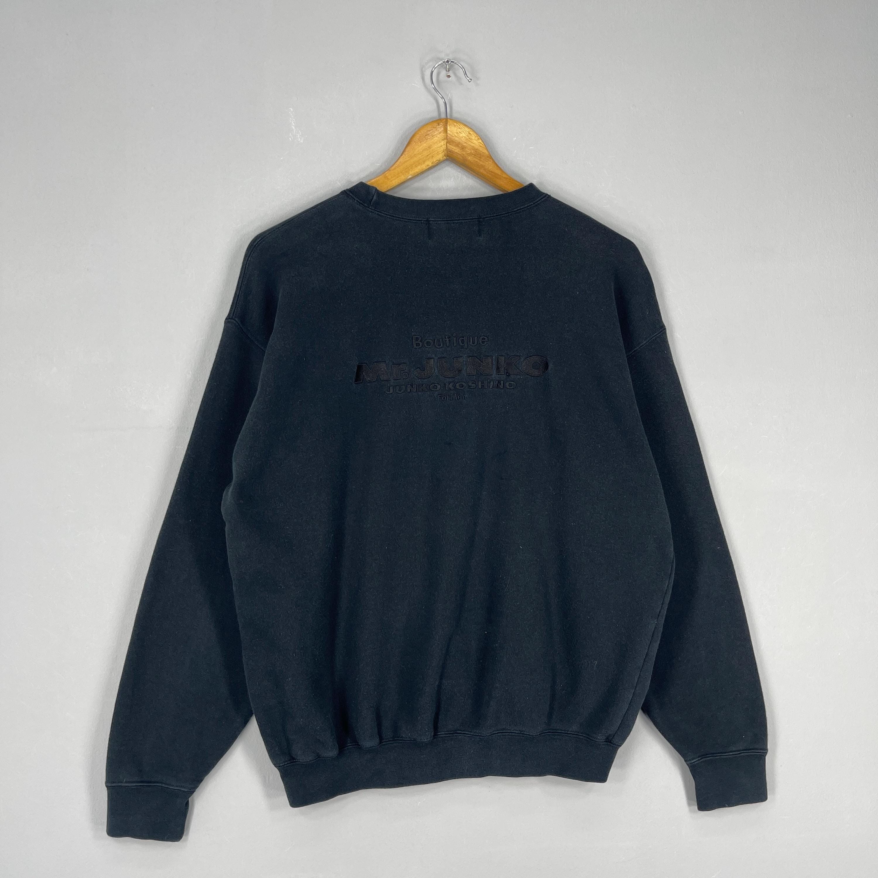 Vintage MR JUNKO Crewneck Sweatshirt Large 1990s Japanese Designer