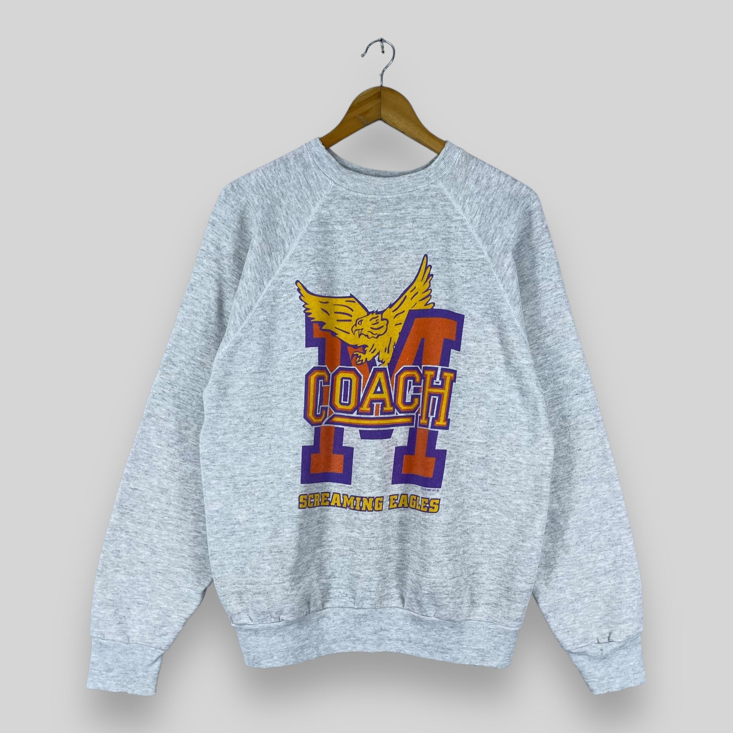 Vintage 1990s Coach Tv Series Sweatshirt Medium Screaming Eagles