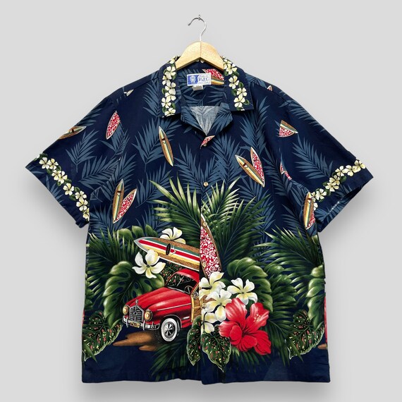 Vintage 1990s RJC Hawaii Tropical Shirt Xlarge Ha… - image 1