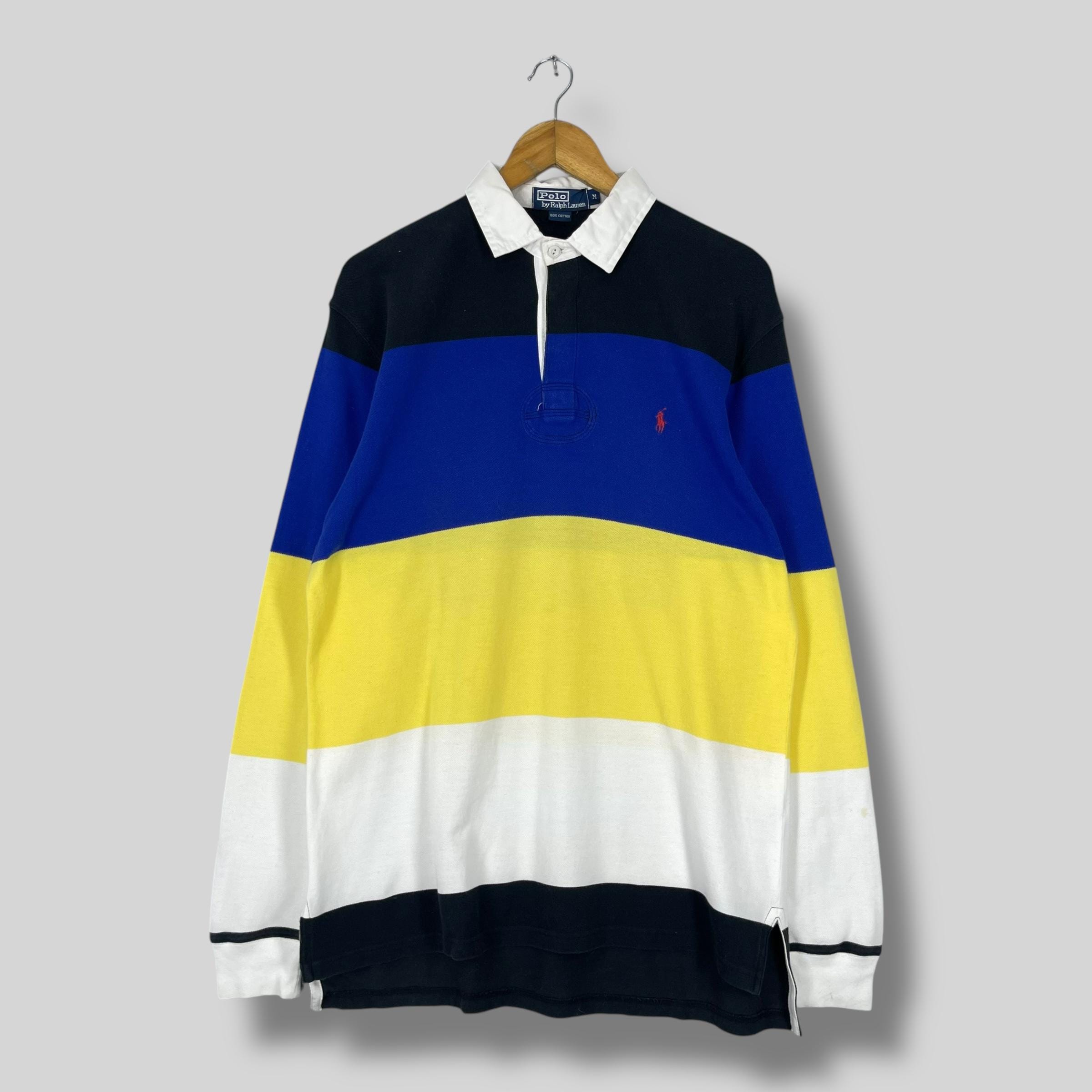 Vintage 1990s POLO Ralph Lauren Polo Rugby Shirt Medium Ralph