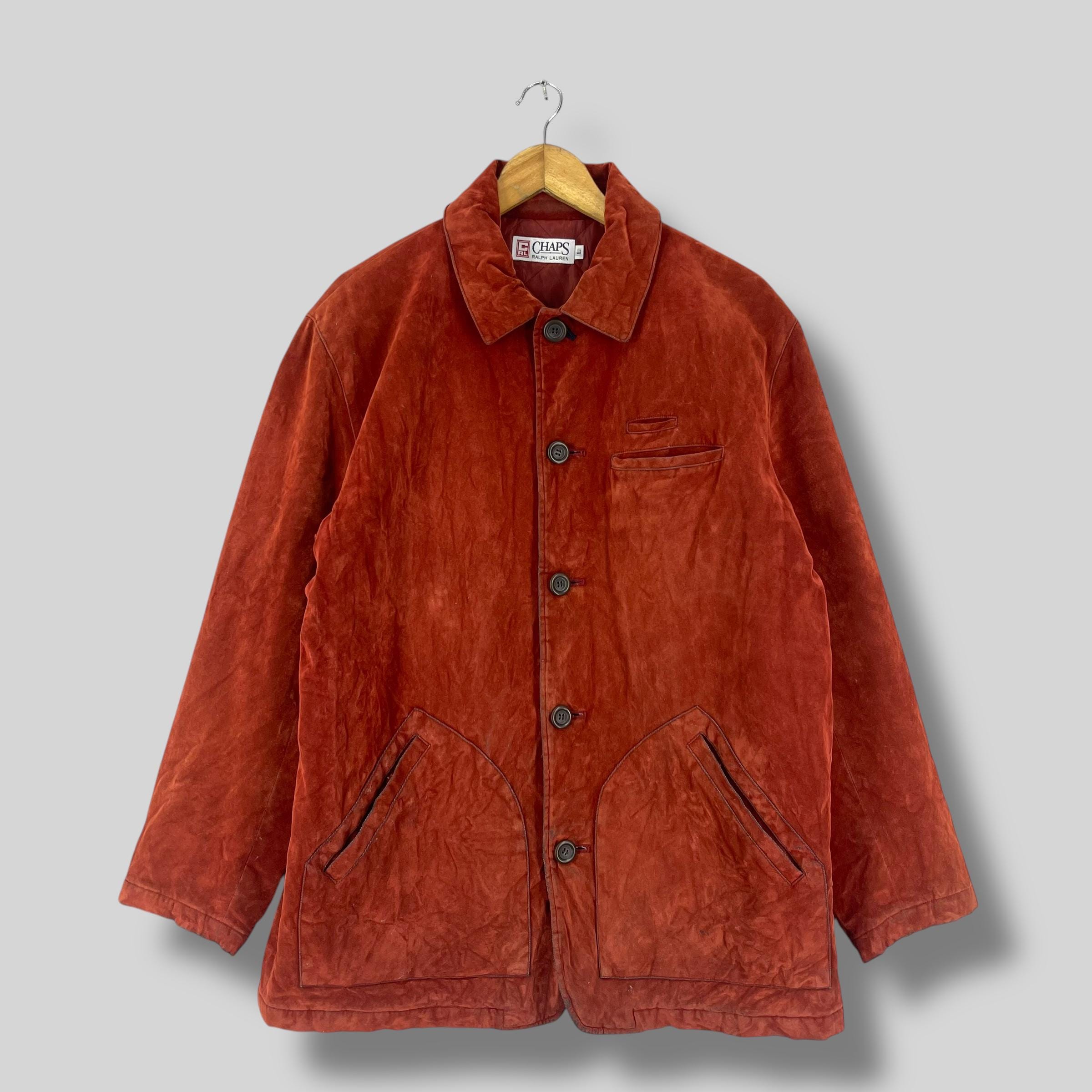 Vintage 90's CHAPS RALPH LAUREN Suede Jacket Large Ralph Lauren