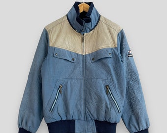 ヴィンテージ 1990 年代 ELLESSE ブルドッグ スキー ジャケット L